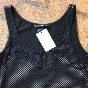 Polka dot tank top